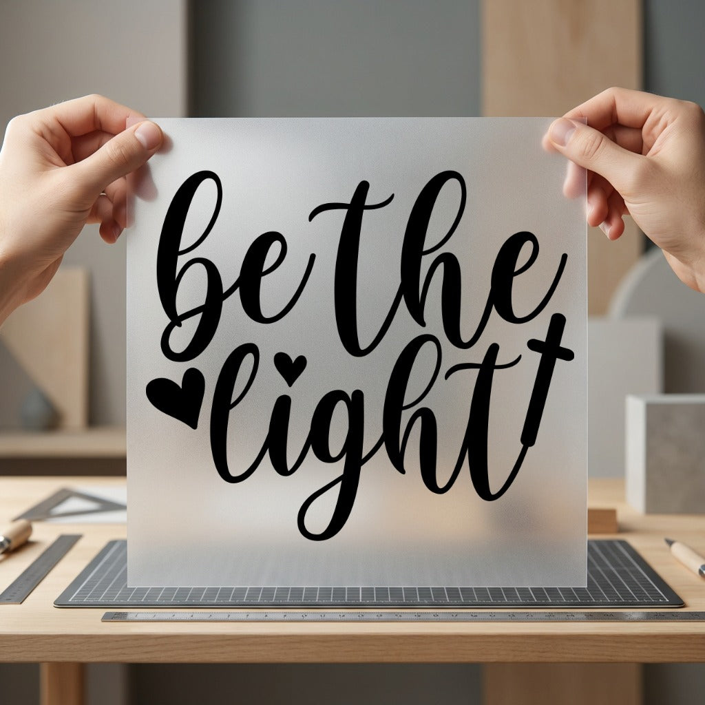 Light Inspirational Diy Christian Faith Ready to Press DTF Transfer for Dtf
