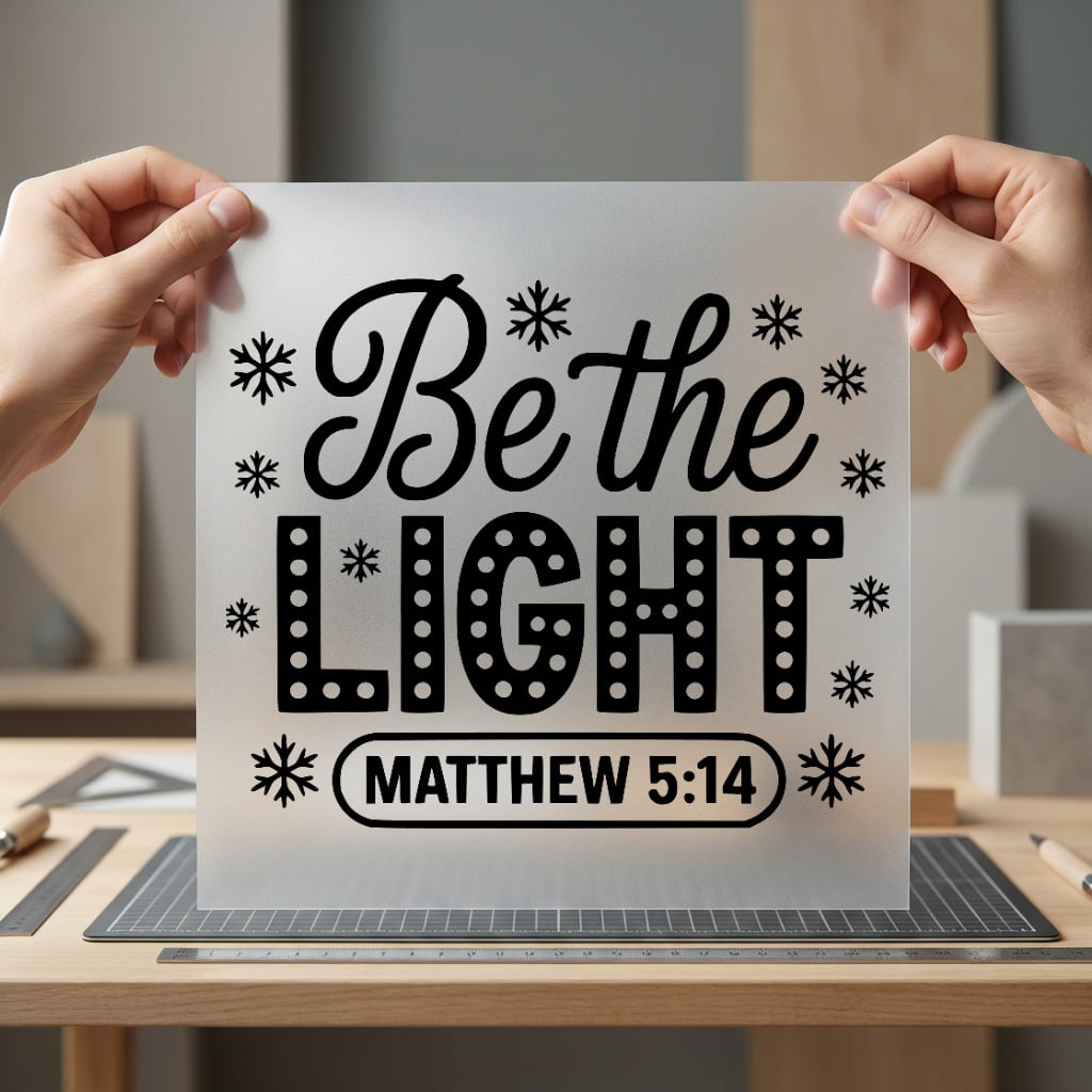 Light Matthew Christian Diy Christian Faith Ready to Press DTF Transfer for Dtf