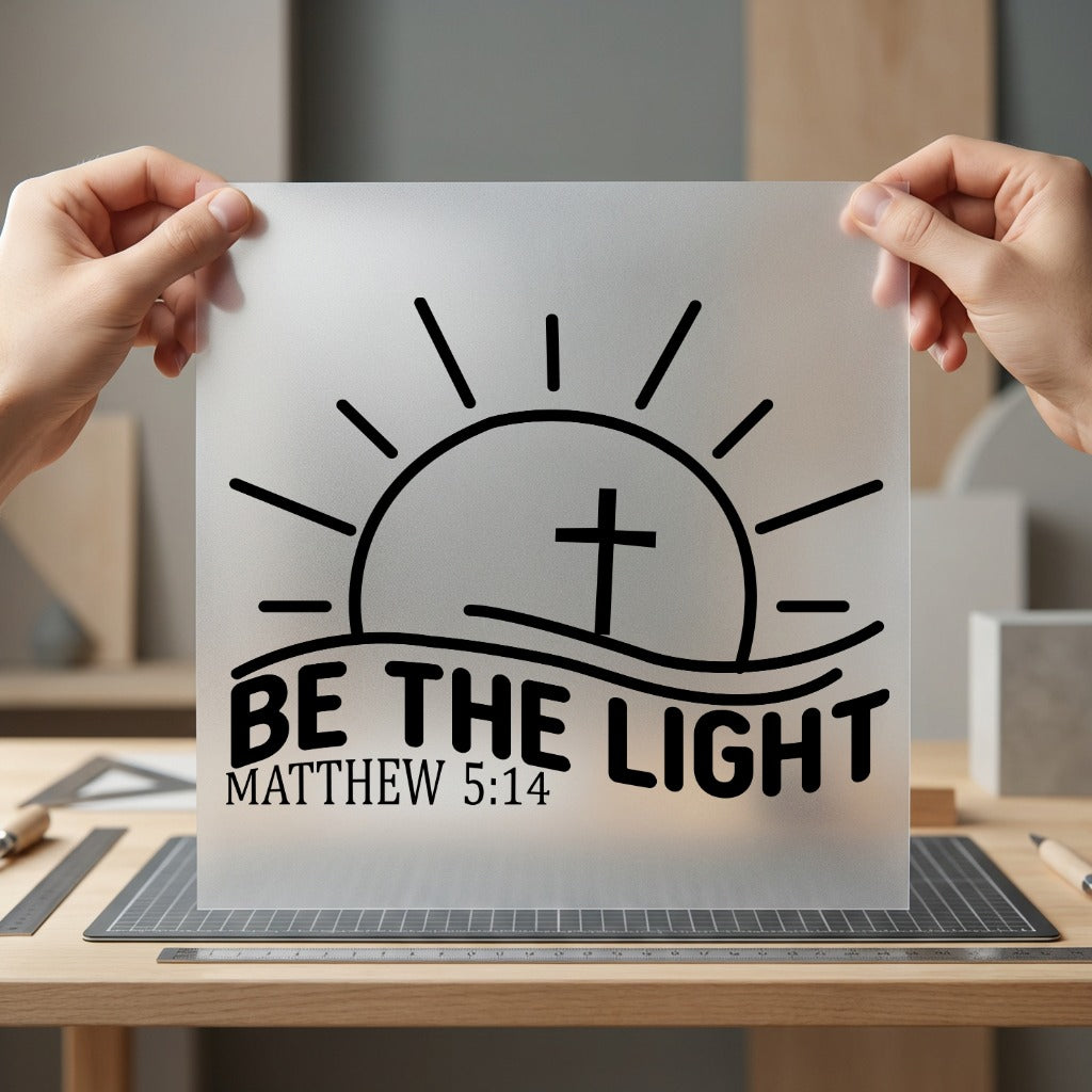 Light Matthew Christian Diy Christian Faith Ready to Press DTF Transfer for Dtf