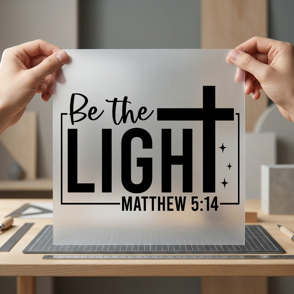 Light Matthew Faith-inspired Diy Christian Faith Ready to Press DTF Transfer for Dtf