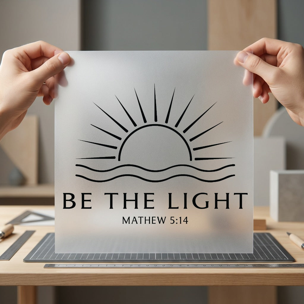 Light Matthew Faith-inspired Diy Christian Faith Ready to Press DTF Transfer for Dtf