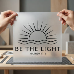 Light Matthew Faith-inspired Diy Christian Faith Ready to Press DTF Transfer for Dtf