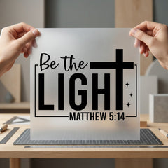 Light Matthew Faith-inspired Diy Christian Faith Ready to Press DTF Transfer for Dtf