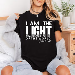 Light World John Religious Christian Faith Ready to Press DTF Transfer for Dtf