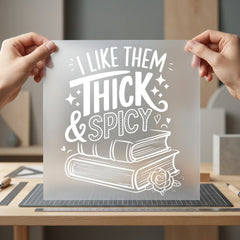 Like Them Thick Spicy Funny Sarcastic Ready to Press DTF Transfer for Dtf