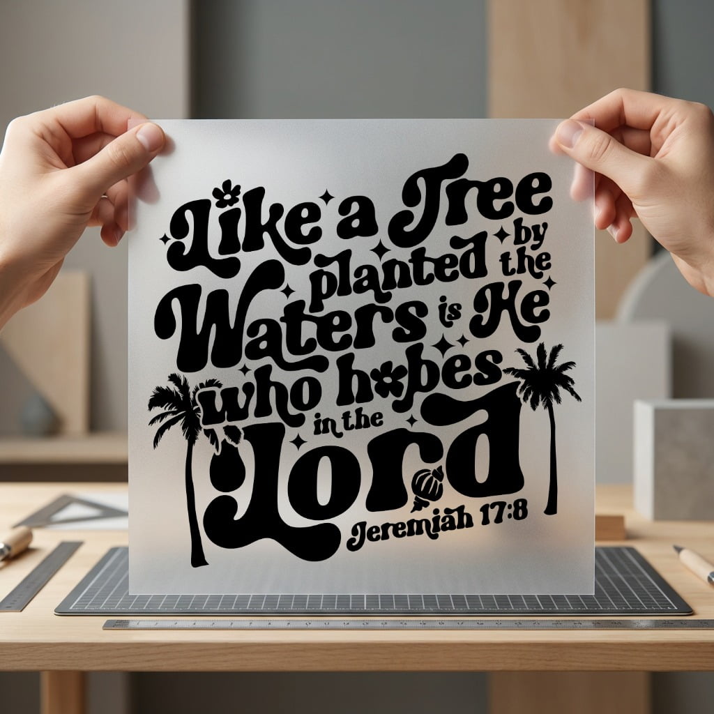 Like Tree Planted Retro Christian Faith Ready to Press DTF Transfer for Dtf