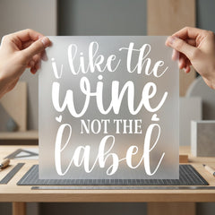 Like Wine Not Label Aesthetic Ready to Press DTF Transfer for Dtf