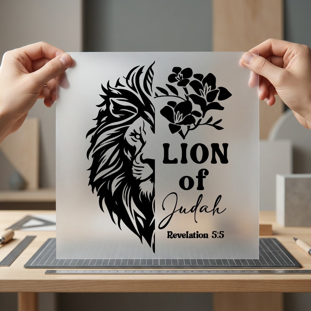 Lion Judah Christian Diy Christian Faith Ready to Press DTF Transfer for Dtf