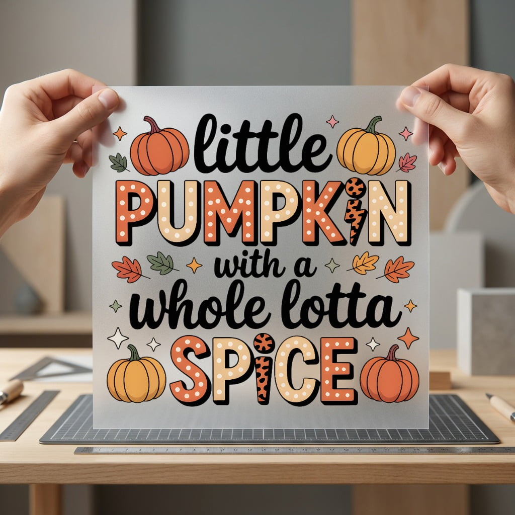 Little Pumpkin Whole Lotta Halloween Thanksgiving Ready to Press DTF Transfer for Dtf