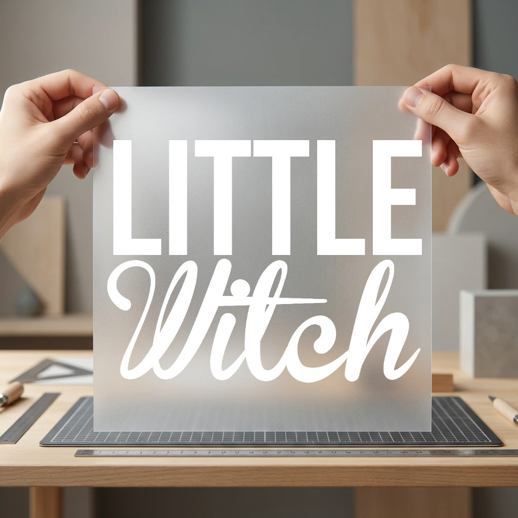 Little Witch Halloween Diy Halloween Funny Ready to Press DTF Transfer for Dtf