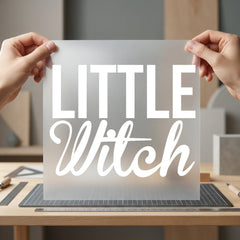Little Witch Halloween Diy Halloween Funny Ready to Press DTF Transfer for Dtf