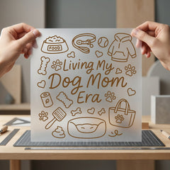 Living Dog Mom Era Mom Dad Ready to Press DTF Transfer for Dtf