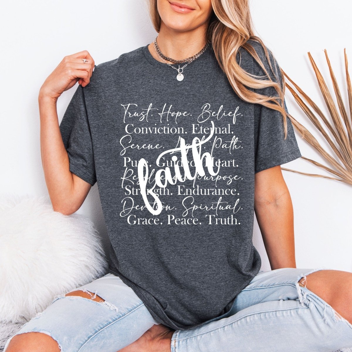 Living Faith | Spiritual Attributes Tee - Luckets.com