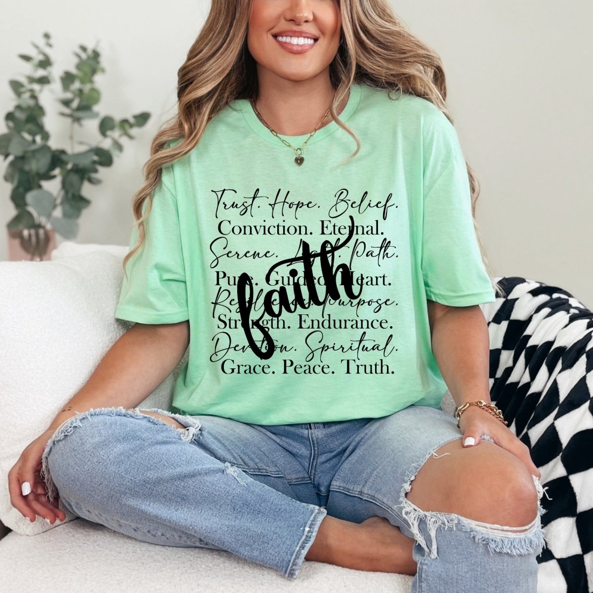Living Faith | Spiritual Attributes Tee - Luckets.com
