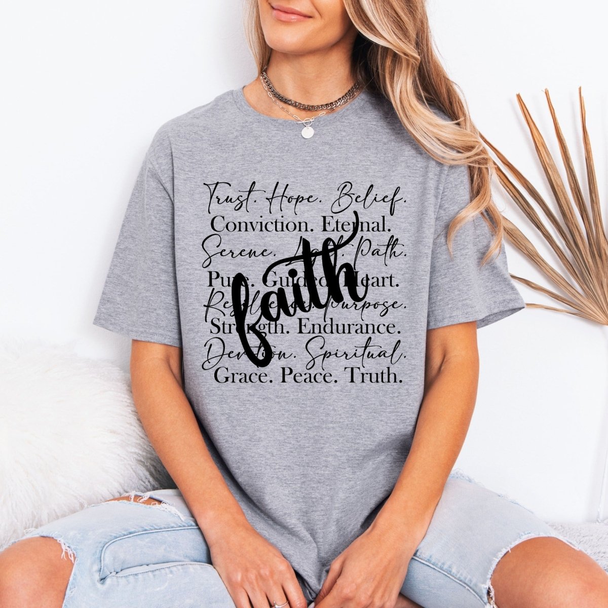 Living Faith | Spiritual Attributes Tee - Luckets.com