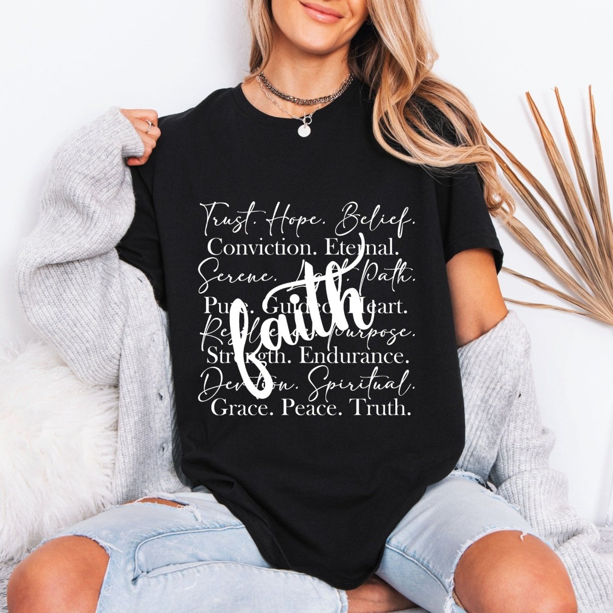Living Faith | Spiritual Attributes Tee - Luckets.com