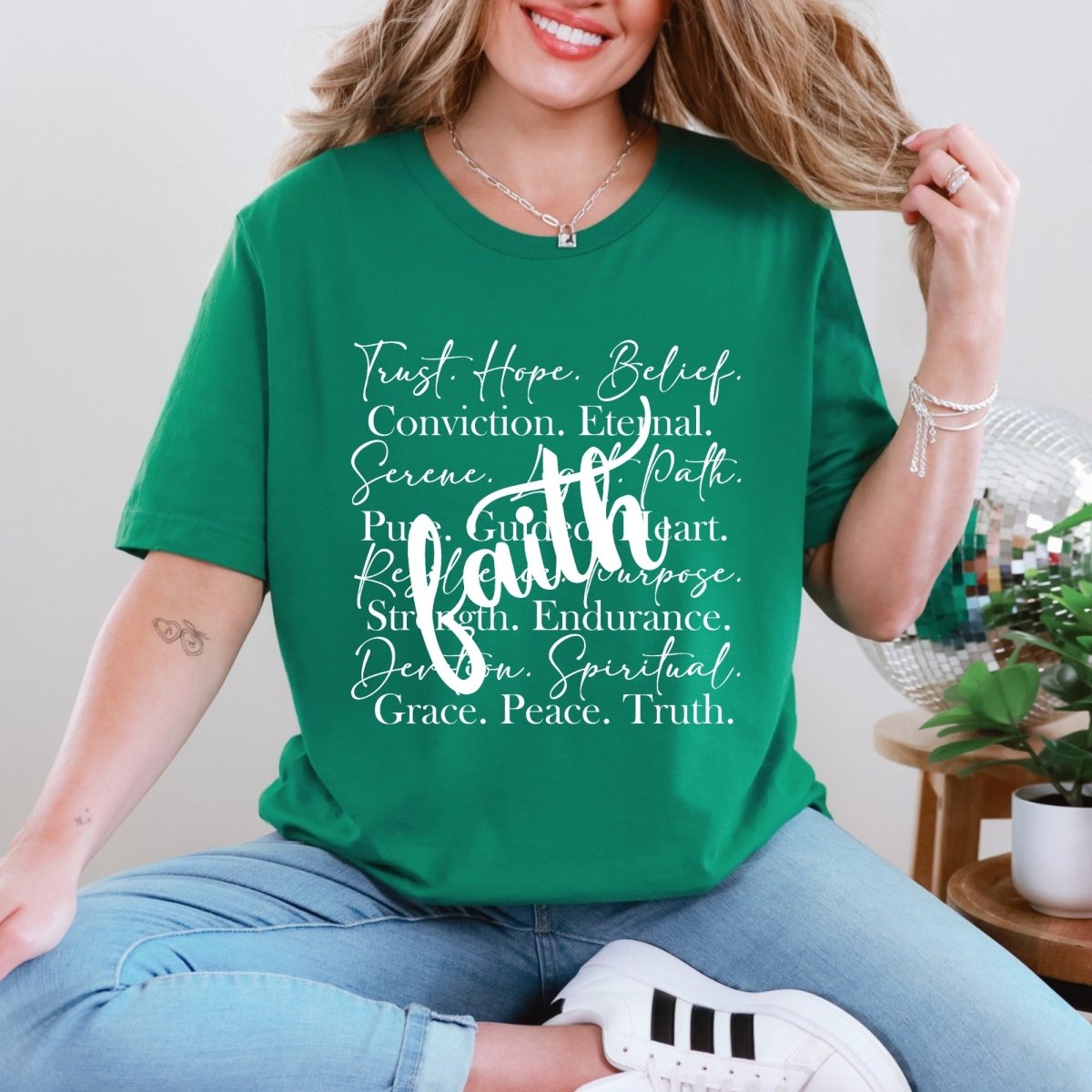 Living Faith | Spiritual Attributes Tee - Luckets.com