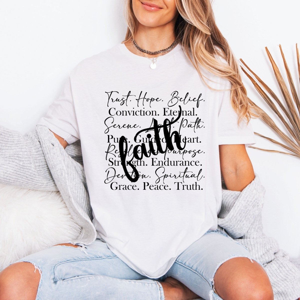 Living Faith | Spiritual Attributes Tee - Luckets.com