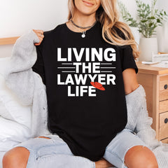 Living Lawyer Life Professional Funny Sarcastic Ready to Press DTF Transfer for Dtf