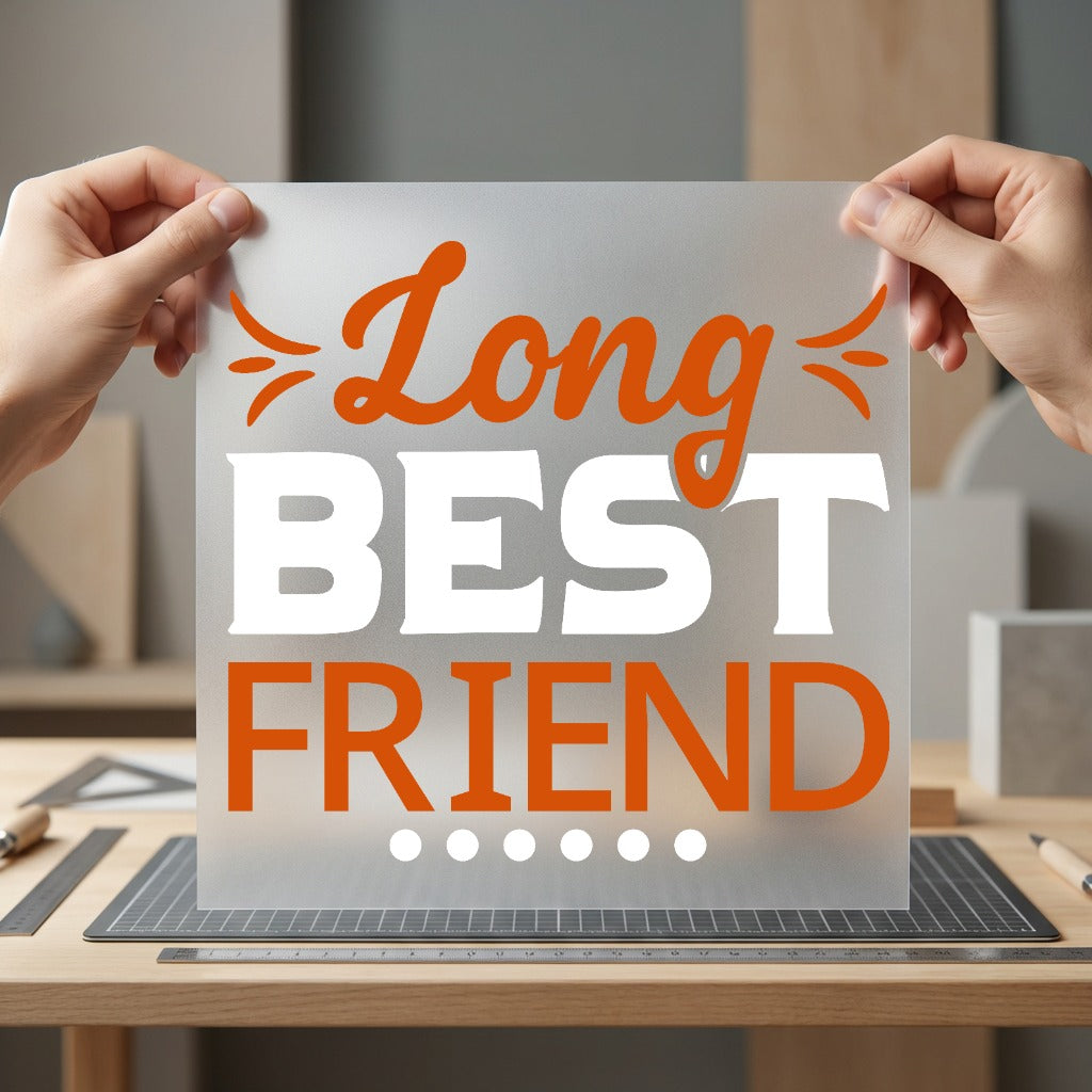Long Friend Friendship Diy Funny Sarcastic Ready to Press DTF Transfer for Dtf
