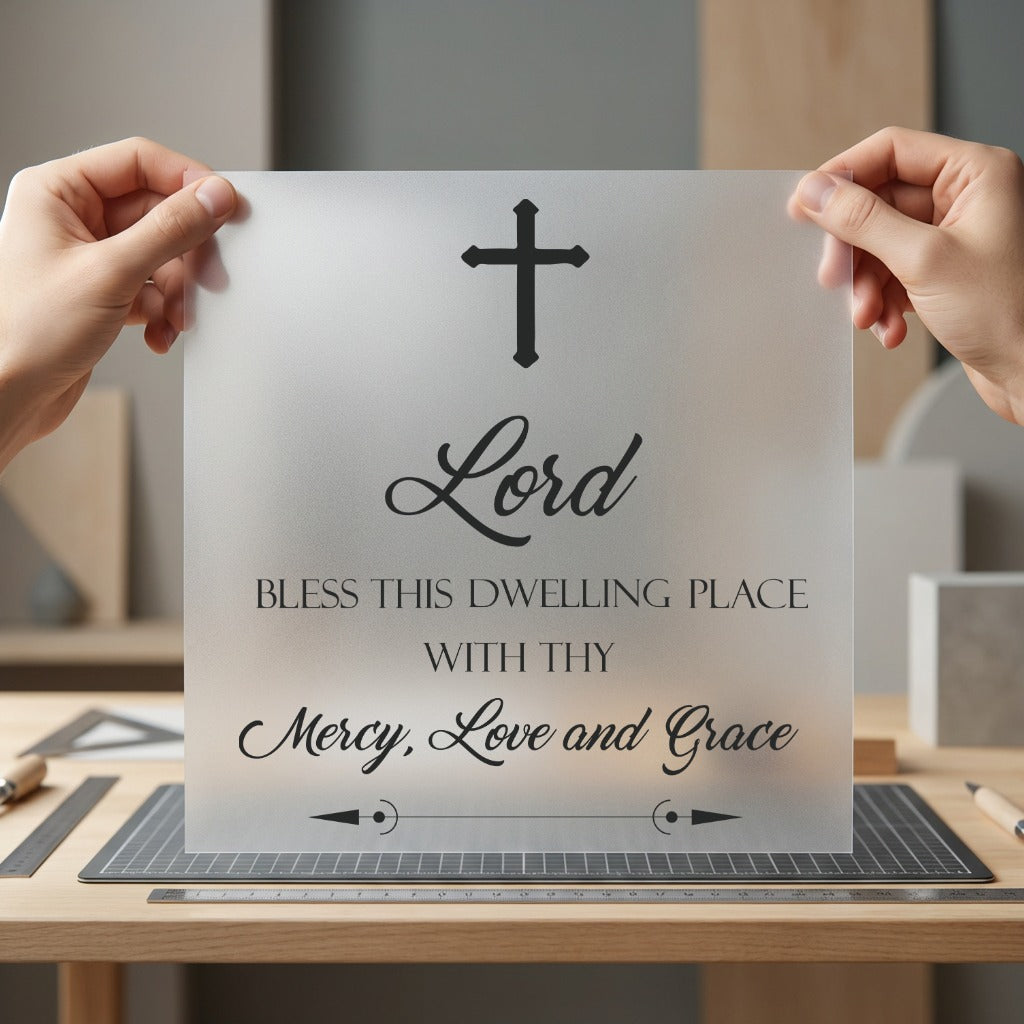 Lord Bless Dwelling Spiritual Christian Faith Ready to Press DTF Transfer for Dtf