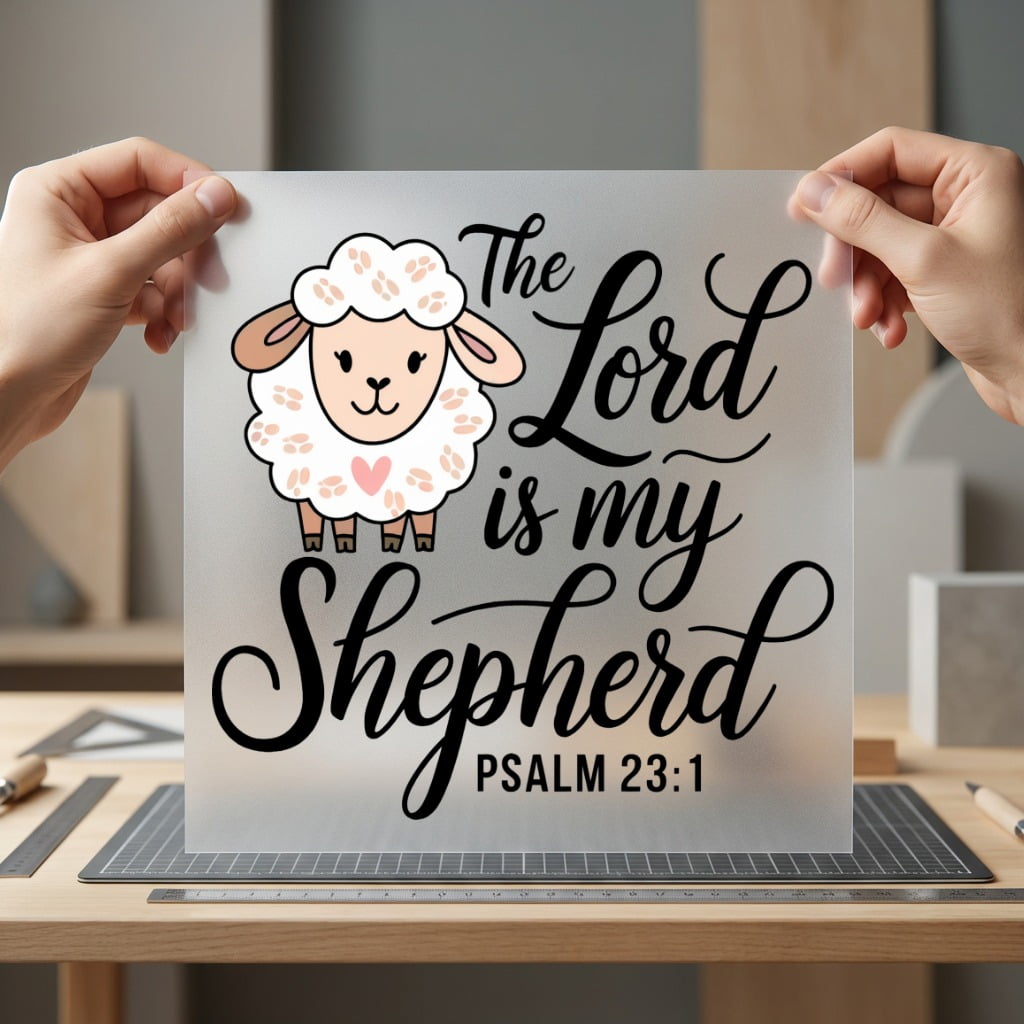 Lord Shepherd Lamb Faith-based Christian Faith Ready to Press DTF Transfer for Dtf