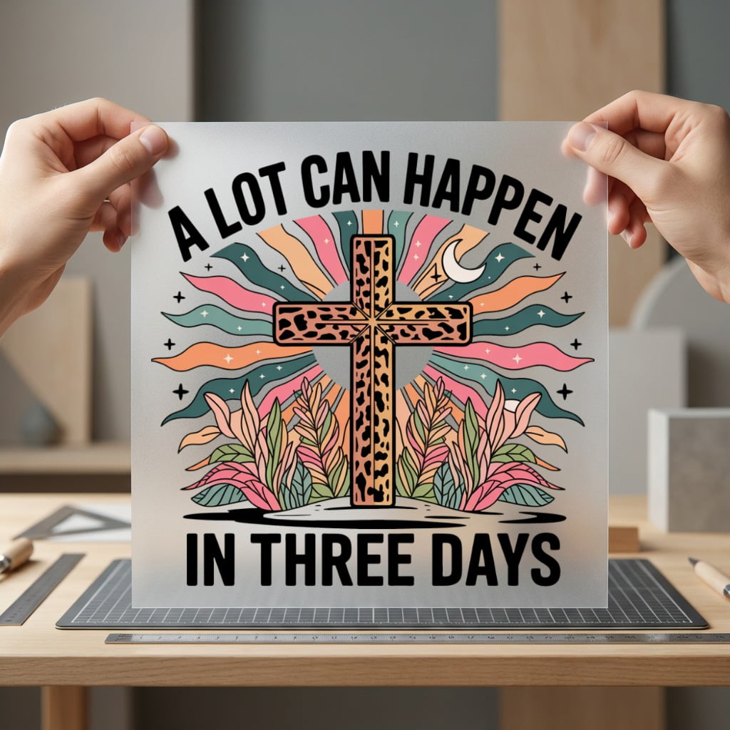 Lot Can Happen Three Christian Faith Ready to Press DTF Transfer for Dtf