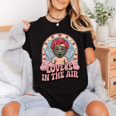 Love Air Gas Mask Valentine Funny Ready to Press DTF Transfer for Dtf