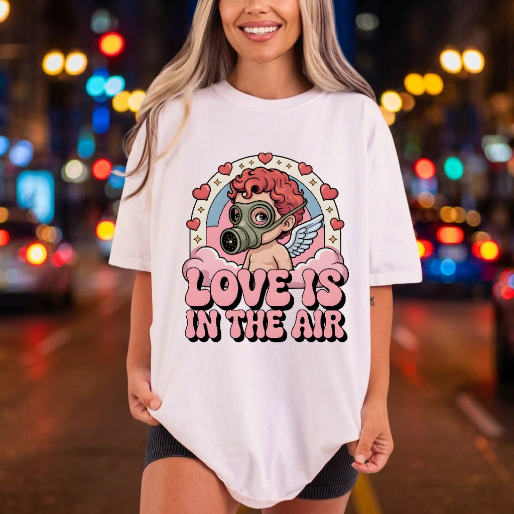Love Air Retro Cupid Valentine Funny Ready to Press DTF Transfer for Dtf