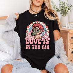 Love Air Retro Cupid Valentine Funny Ready to Press DTF Transfer for Dtf