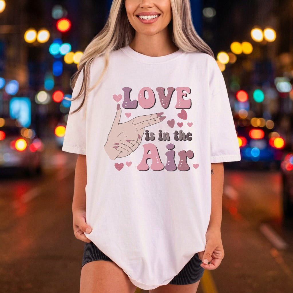 Love Air Retro Pink Valentine Vintage Ready to Press DTF Transfer for Dtf