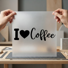 Love Coffee Casual Script Aesthetic Ready to Press DTF Transfer for Dtf