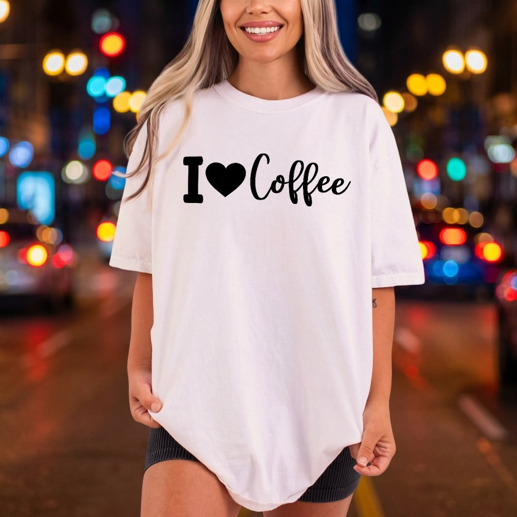 Love Coffee Casual Script Aesthetic Ready to Press DTF Transfer for Dtf