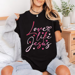 Love Life Jesus Faith-inspired Christian Faith Ready to Press DTF Transfer for Dtf