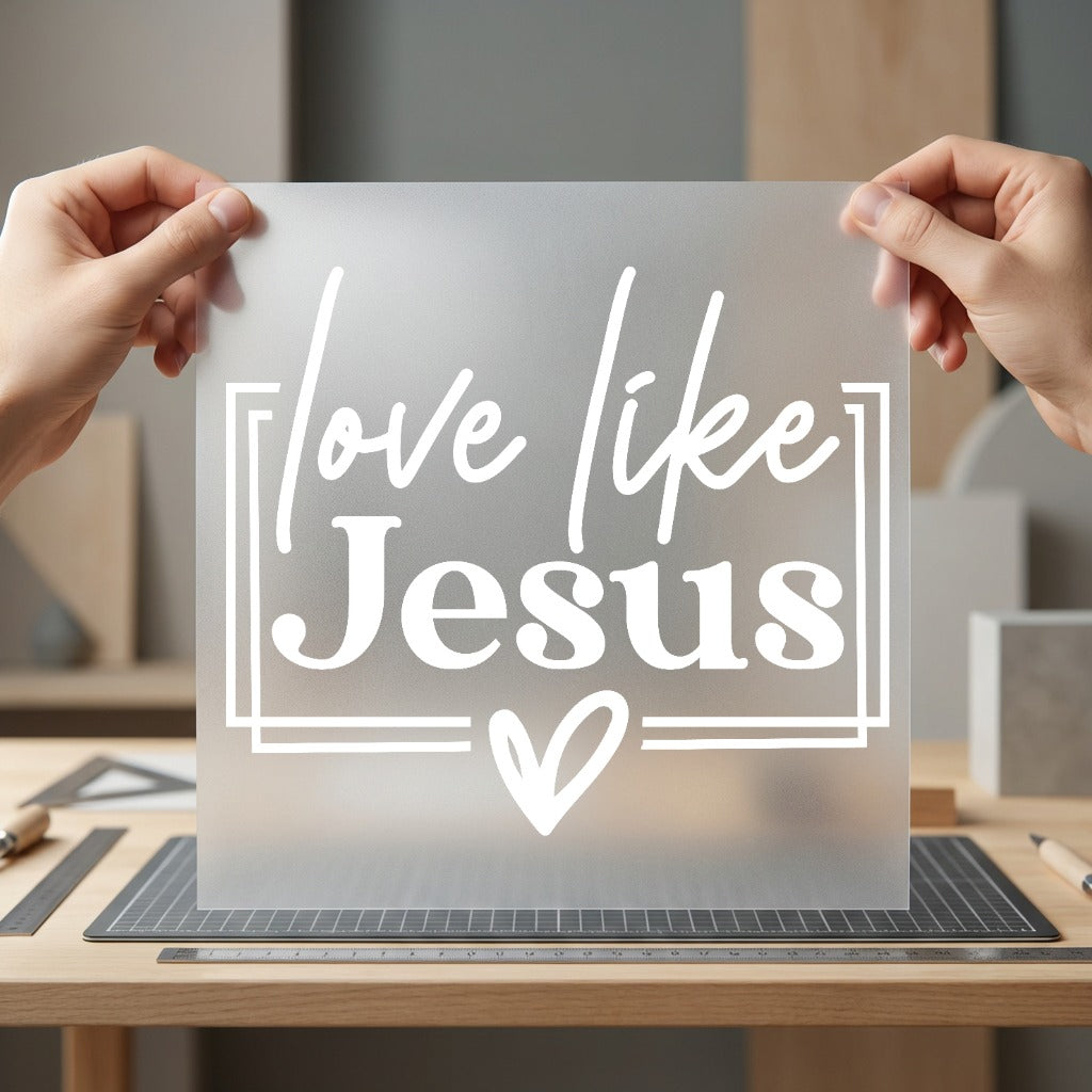 Love Like Jesus Christian Christian Faith Ready to Press DTF Transfer for Dtf