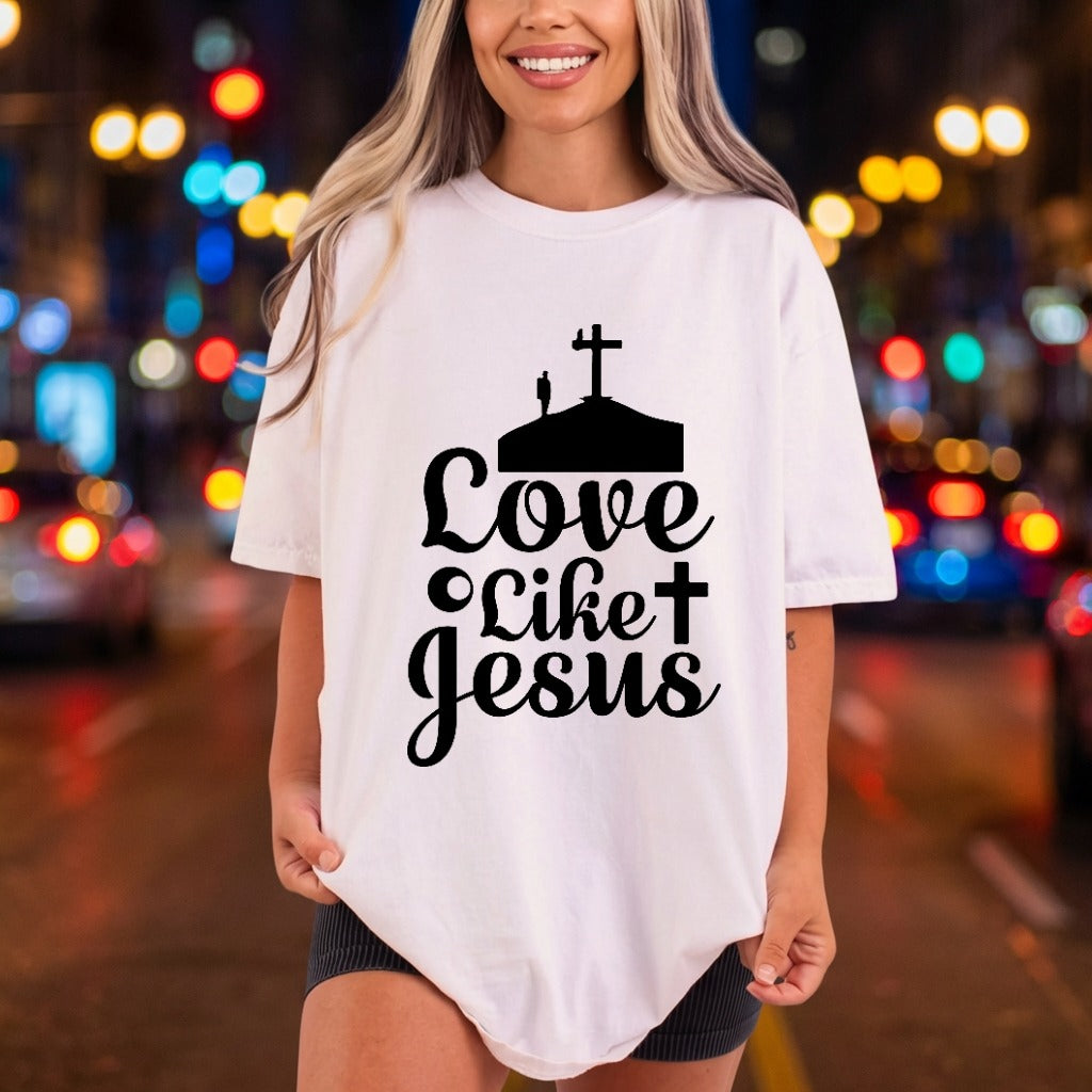 Love Like Jesus Christian Christian Faith Ready to Press DTF Transfer for Dtf