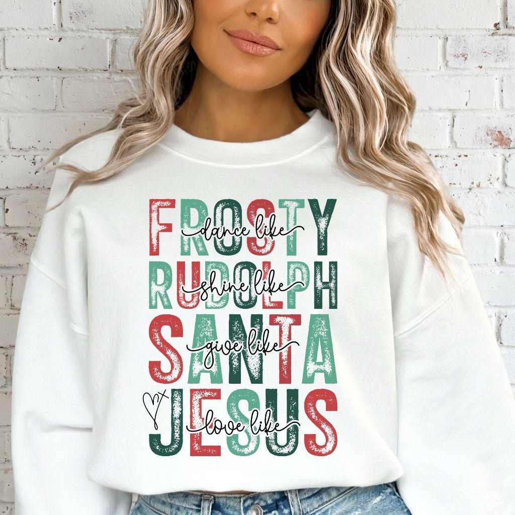 Love Like Jesus | Christmas & Faith Sweatshirt - Luckets.com