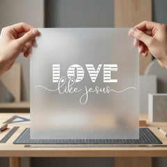 Love Like Jesus Faith Christian Faith Ready to Press DTF Transfer for Dtf