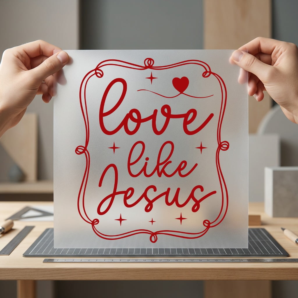 Love Like Jesus Faith-inspired Christian Faith Ready to Press DTF Transfer for Dtf