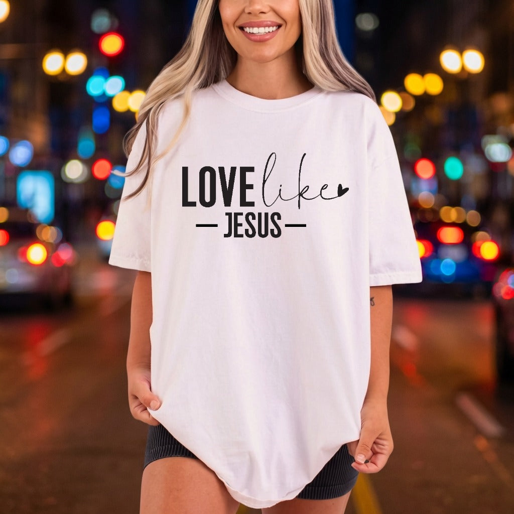 Love Like Jesus Faith-inspired Christian Faith Ready to Press DTF Transfer for Dtf