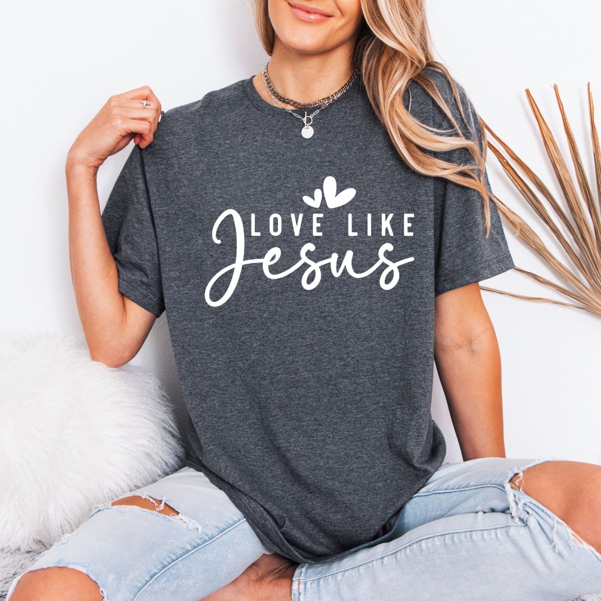 Love Like Jesus | Grace - Filled Devotion Tee - Luckets.com