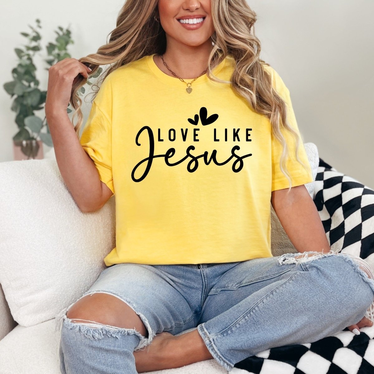 Love Like Jesus | Grace - Filled Devotion Tee - Luckets.com