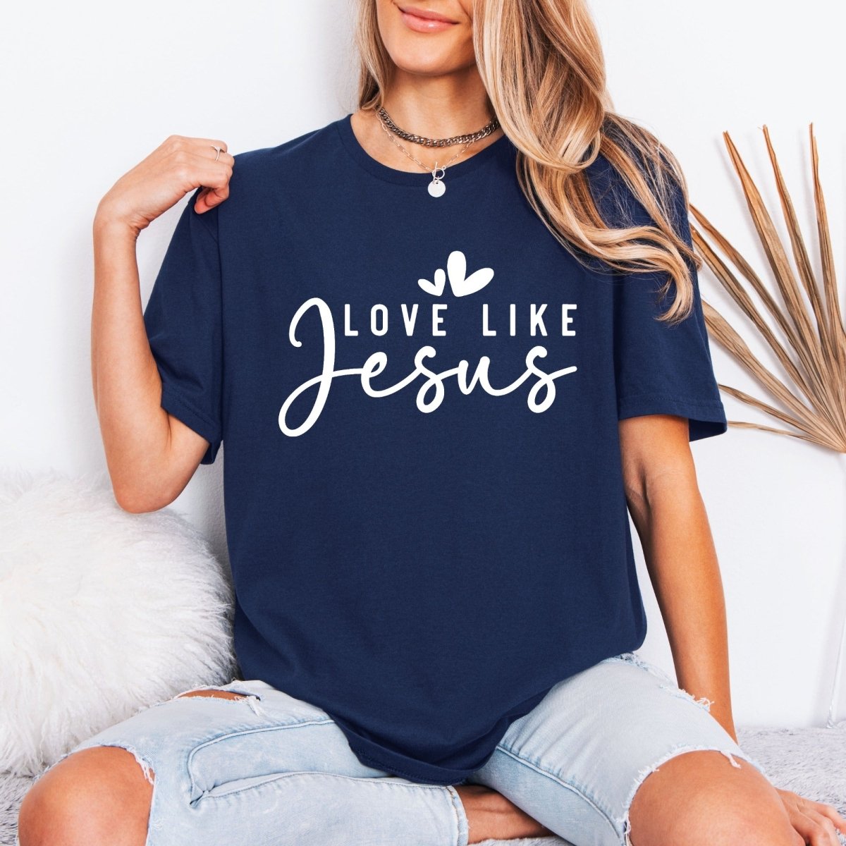 Love Like Jesus | Grace - Filled Devotion Tee - Luckets.com