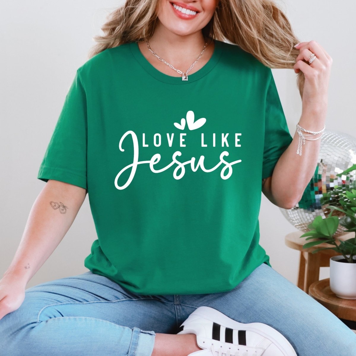 Love Like Jesus | Grace - Filled Devotion Tee - Luckets.com