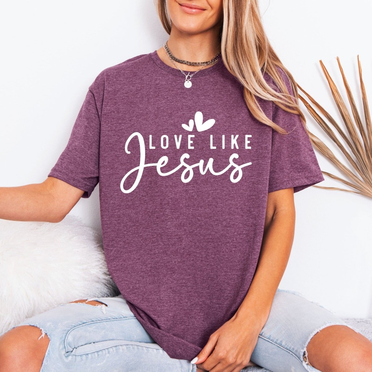 Love Like Jesus | Grace - Filled Devotion Tee - Luckets.com