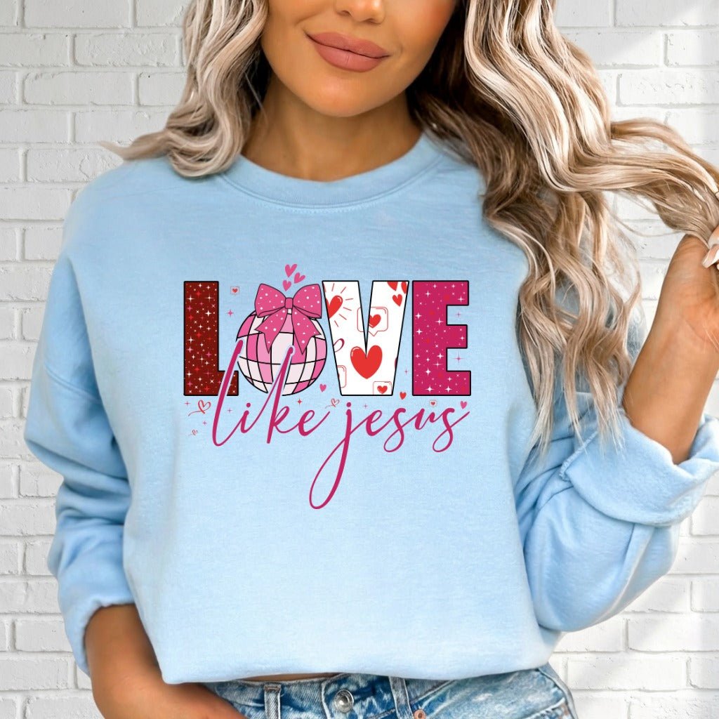 Love Like Jesus | Heartfelt Compassion Sweatshirt - Luckets.com