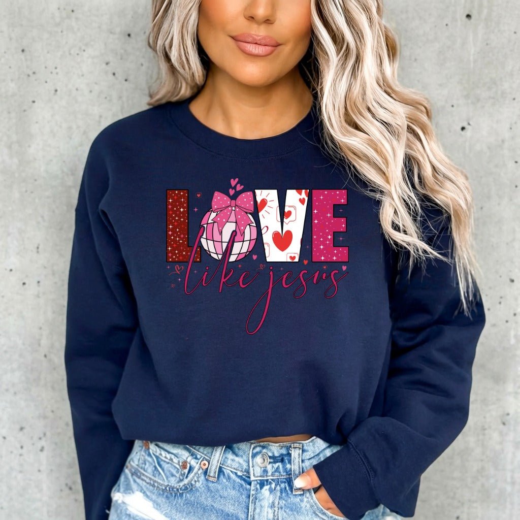 Love Like Jesus | Heartfelt Compassion Sweatshirt - Luckets.com