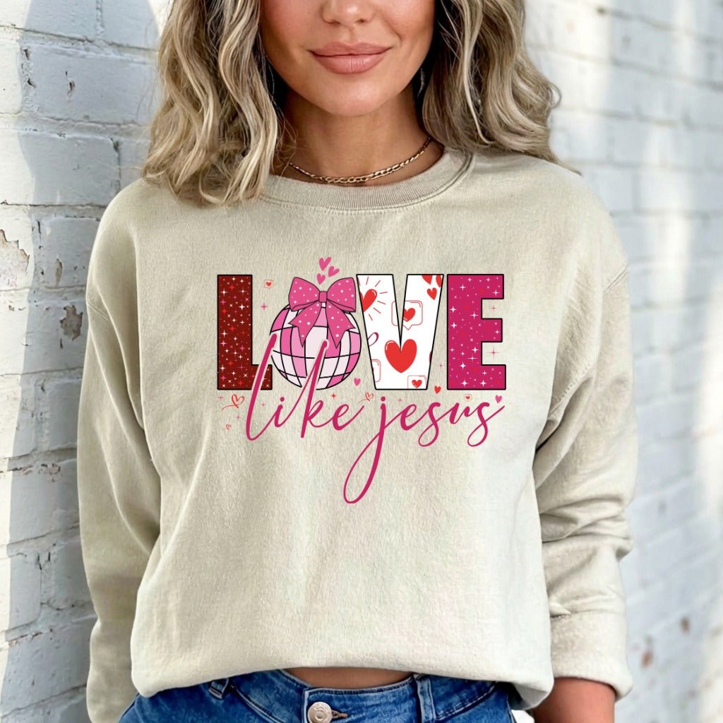 Love Like Jesus | Heartfelt Compassion Sweatshirt - Luckets.com