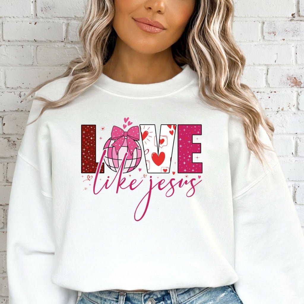 Love Like Jesus | Heartfelt Compassion Sweatshirt - Luckets.com