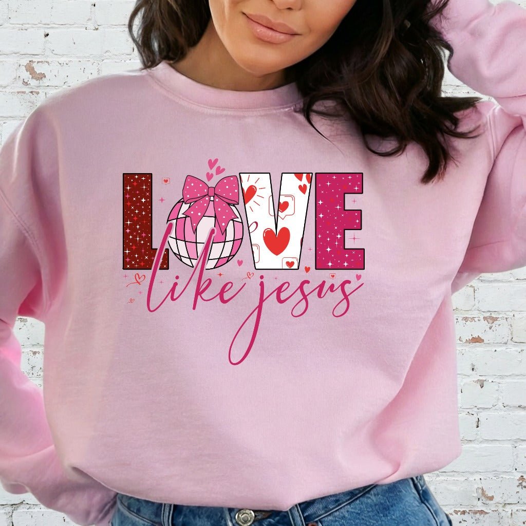 Love Like Jesus | Heartfelt Compassion Sweatshirt - Luckets.com
